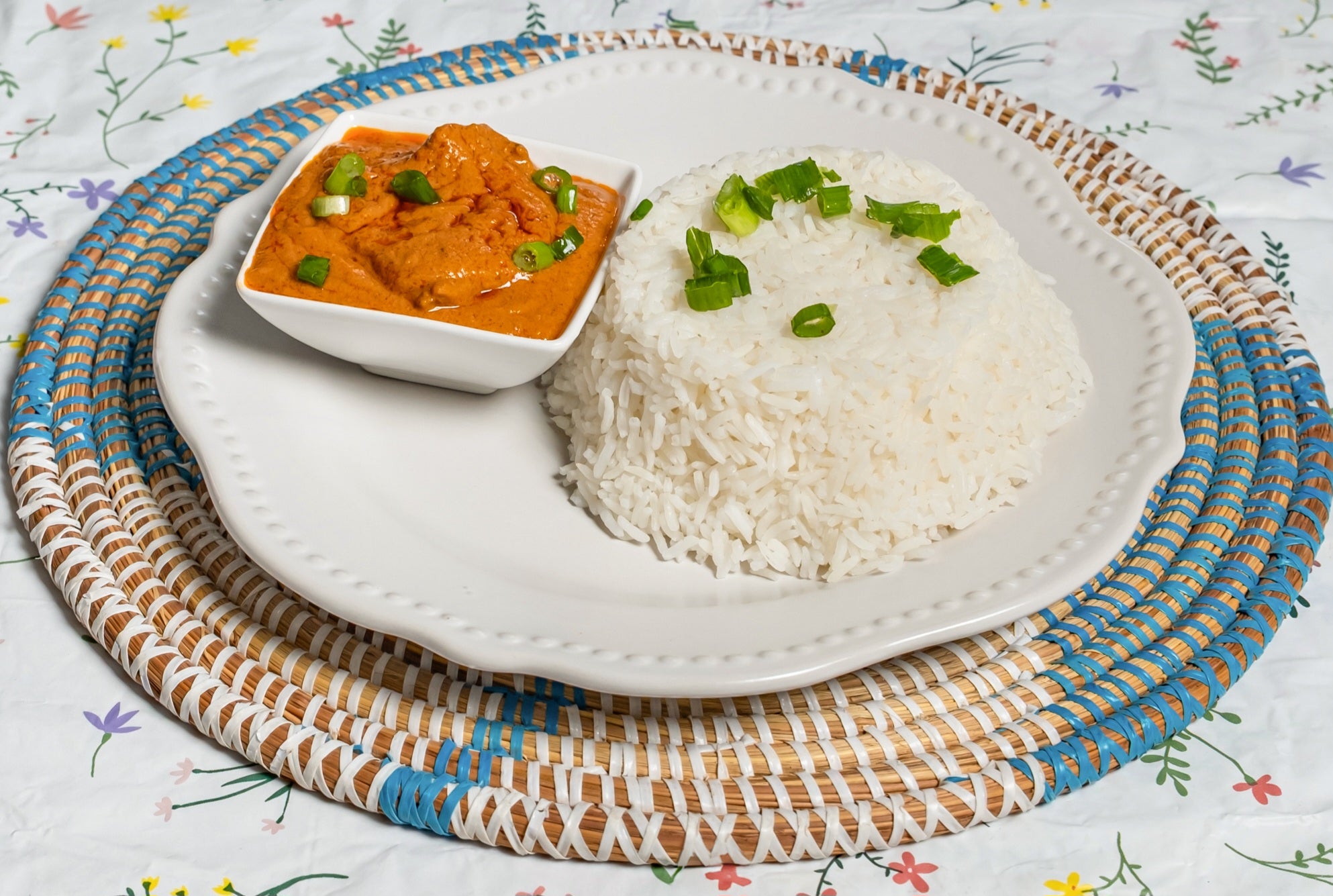 Peanut Butter Stew with Plain Rice