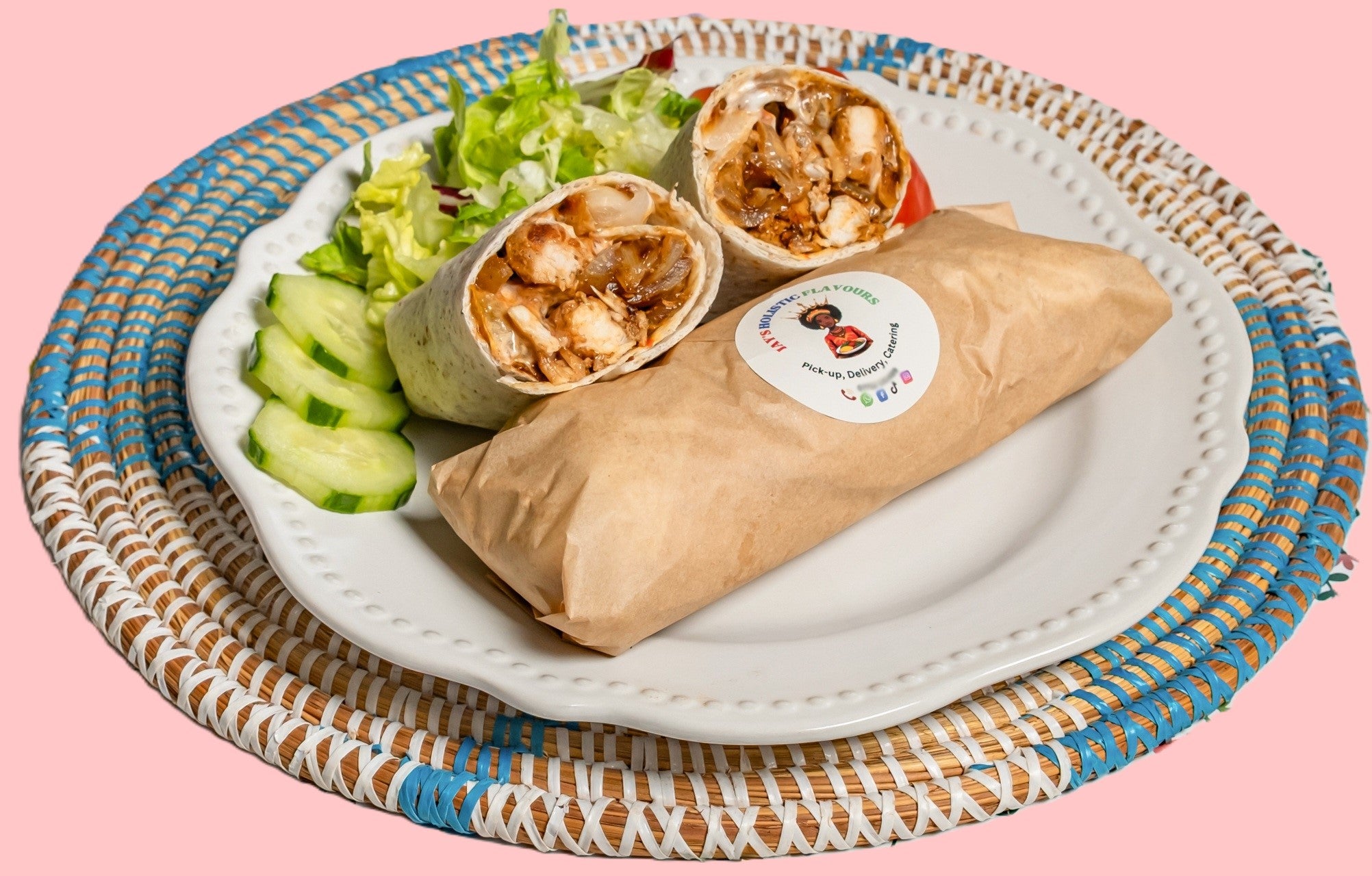 Chicken Wrap with Salad
