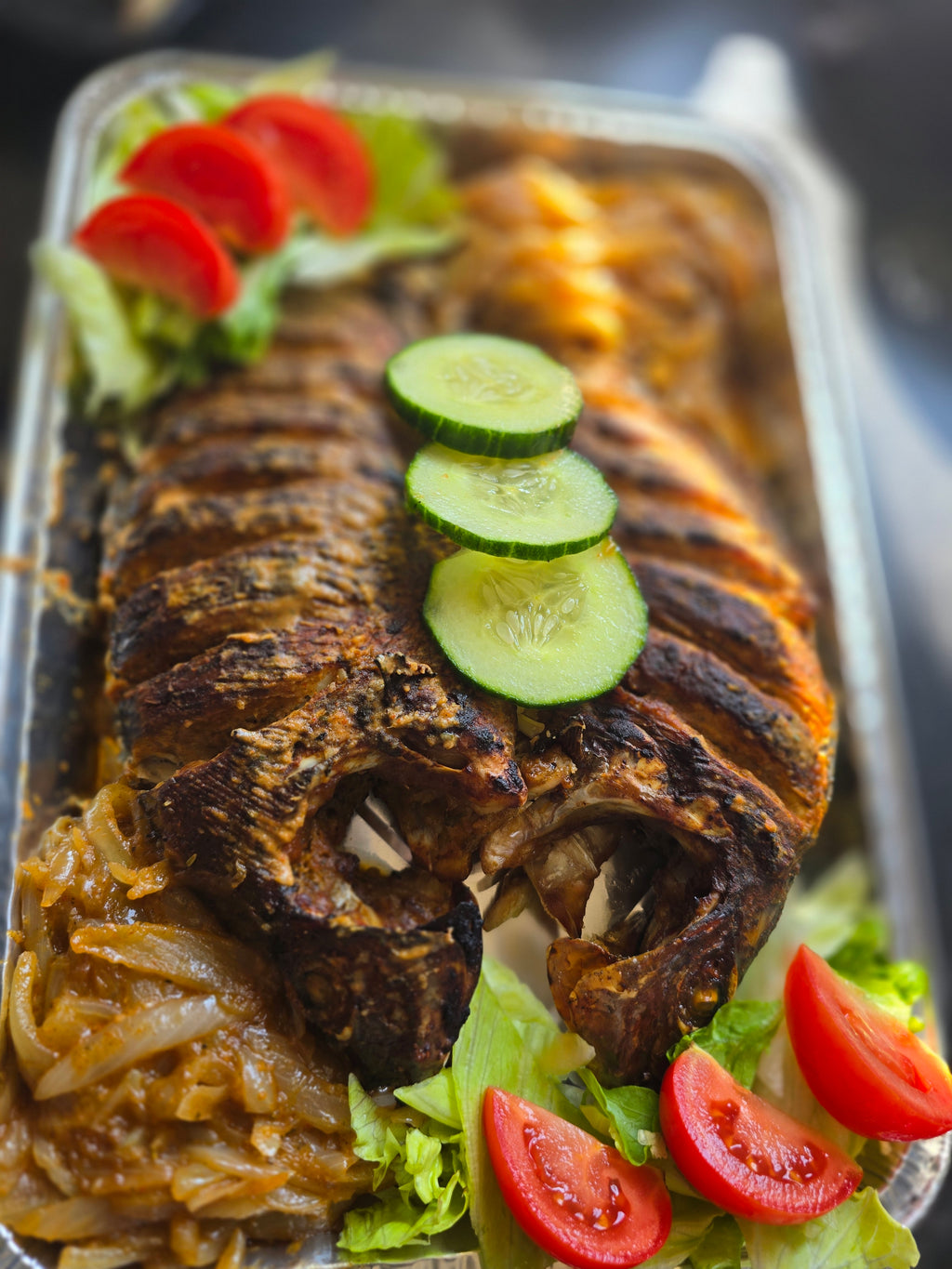 Tilapia Fish Platter for 2 – £25
