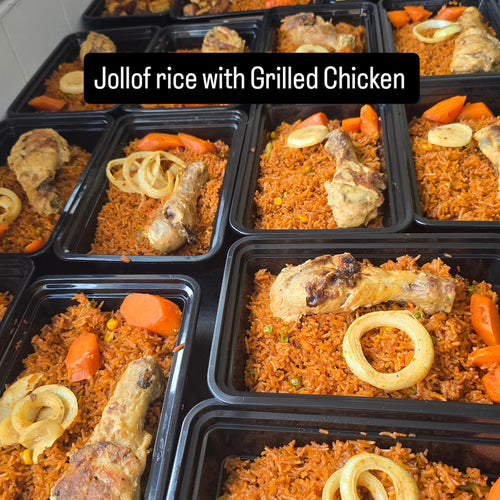 Frozen Jollof Rice with Grilled Chicken (450g)