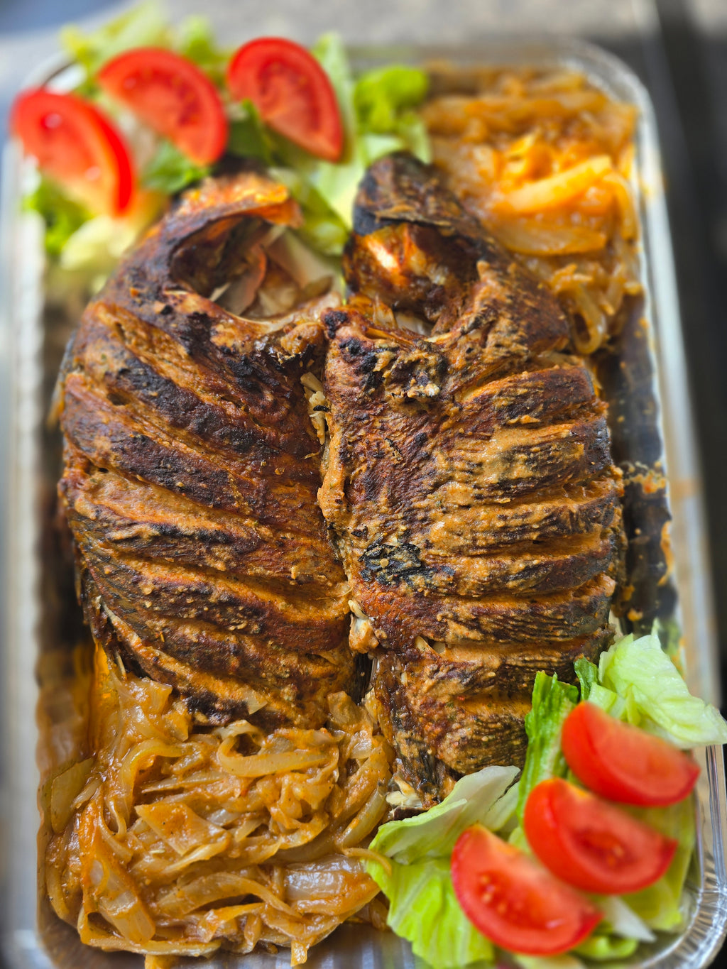 Tilapia Fish Platter for 2 – £25